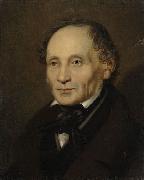 Gustav Adolf Hippius Portrait of J G Exner oil